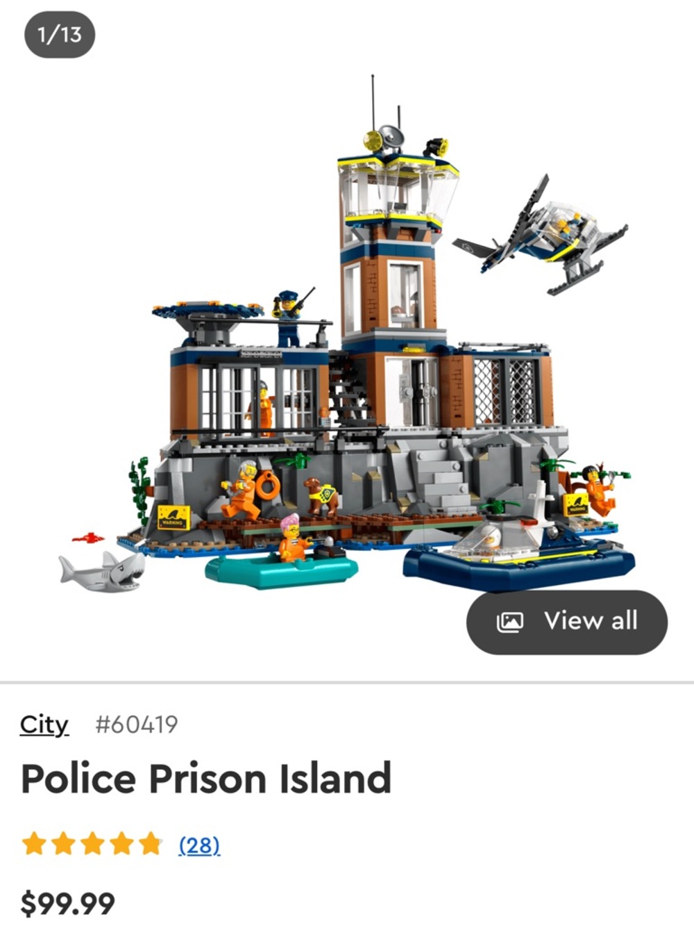 Lego City #60419 Police Prison Island - Picture 2 of 14